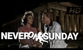 Never on Sunday (1960)| Full Length Romantic Comedy Movie| English Subtitles