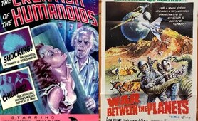 1960's WILD SCI-FI DRIVE-IN DOUBLE FEATURE- CREATION OF THE HUMANOIDS and WAR BETWEEN THE PLANETS